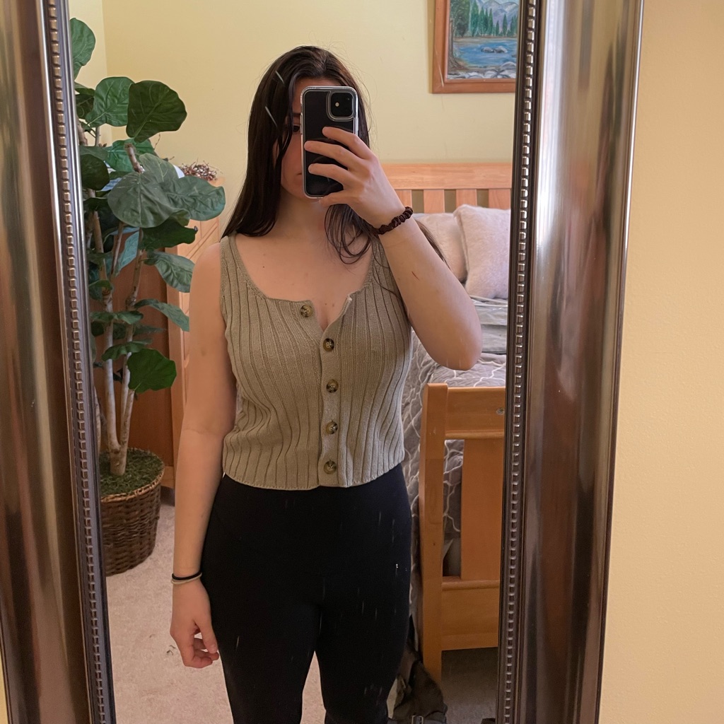 Basic Sweater Crop Top